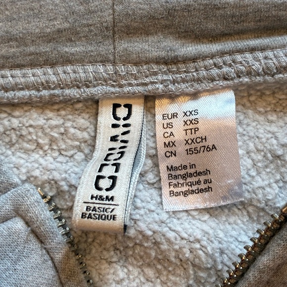 H&M Heather Gray Women's Hoodie - Picture 5 of 8